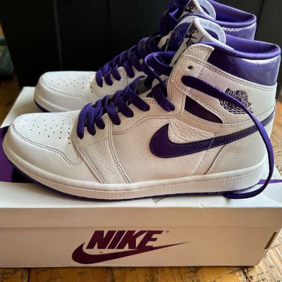 Nike Air Jordan 1 1985 women’s size 9 purple - Picture 4 of 6